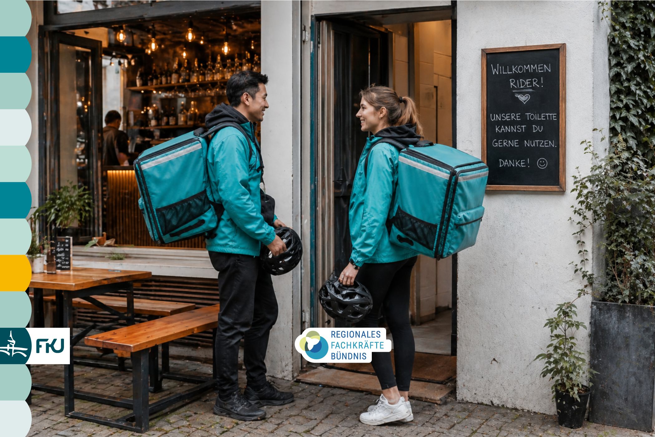 Saubere Kieze, starke Gastronomie: Warum sich offene Türen für Rider lohnen